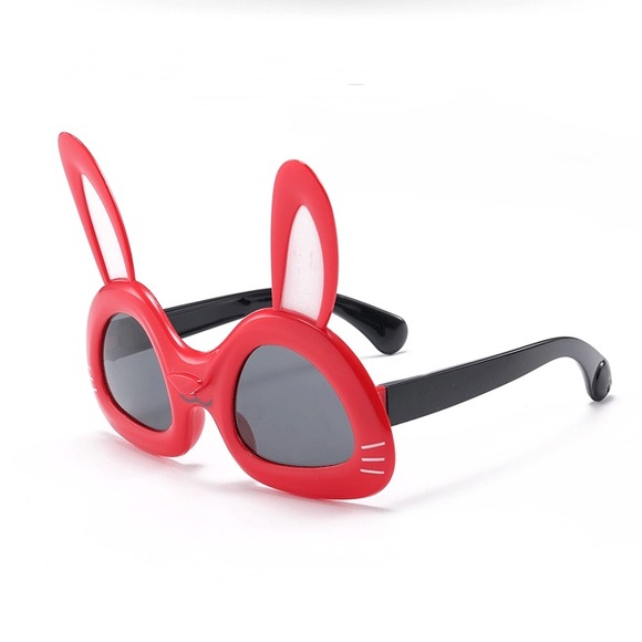 Babyhug  Bunny Ears Round Sunglasses  - Red main image 1